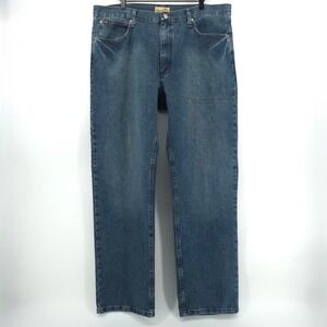 Wrangler Mens Jeans 20X Style 33 38x34 Blue Extreme Relaxed Fit 1033MWXVM